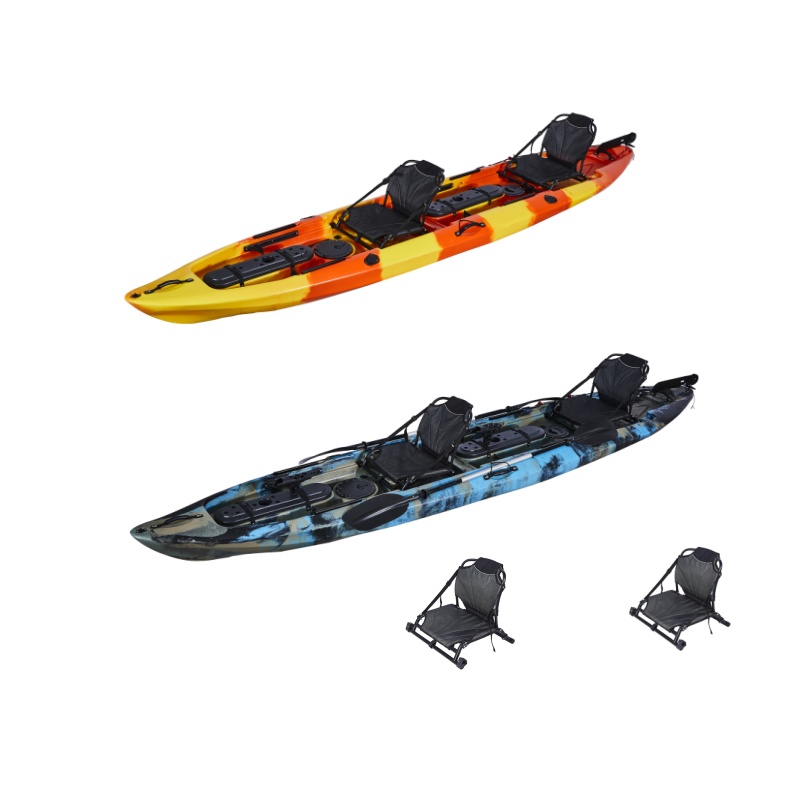 Fishing Kayak Paddle - 2025 Fabrik-Großhandel 2-Personen Familien-Angelkajak mit Paddel-Zubehör