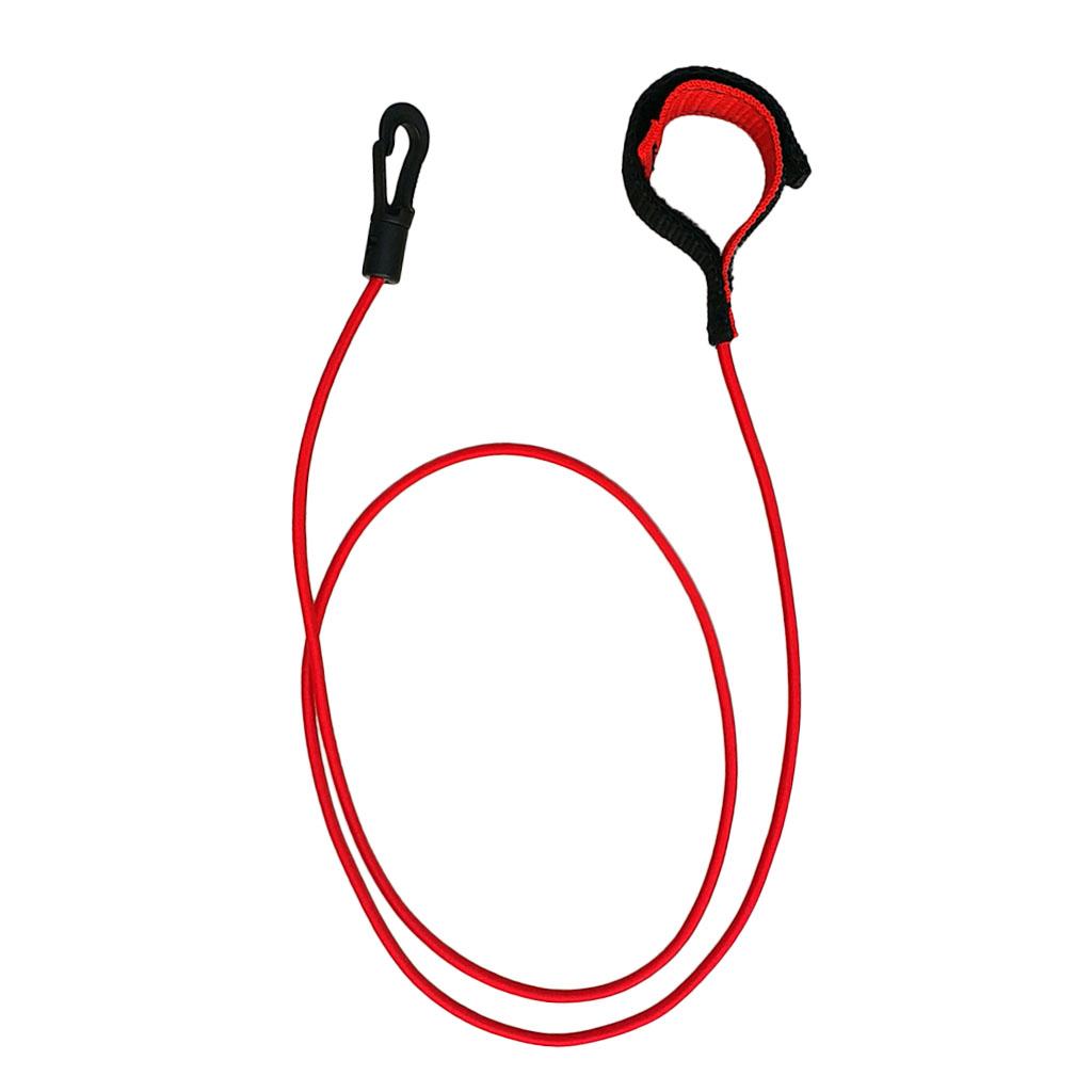 Fishing Kayak Paddle Leash - Elastisches Bungee-Seil, Kajak-Paddel, Leine, leichter Angelrutenhalter,