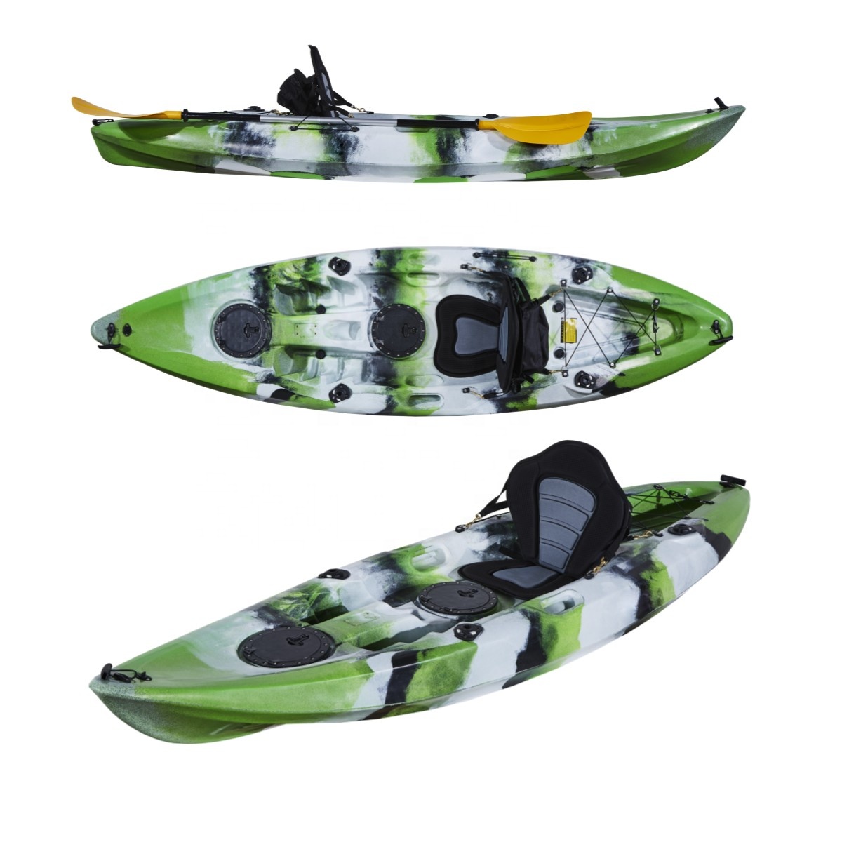 Fishing Kayak Pedal Drive - Bestseller 2,93 Meter Angelkajak Angelboot