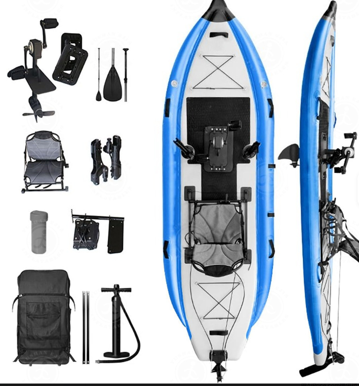 Outdoor-Profi-Einpersonenkajak – Fishing Kayak Pedal Drive Bewertung und Preis