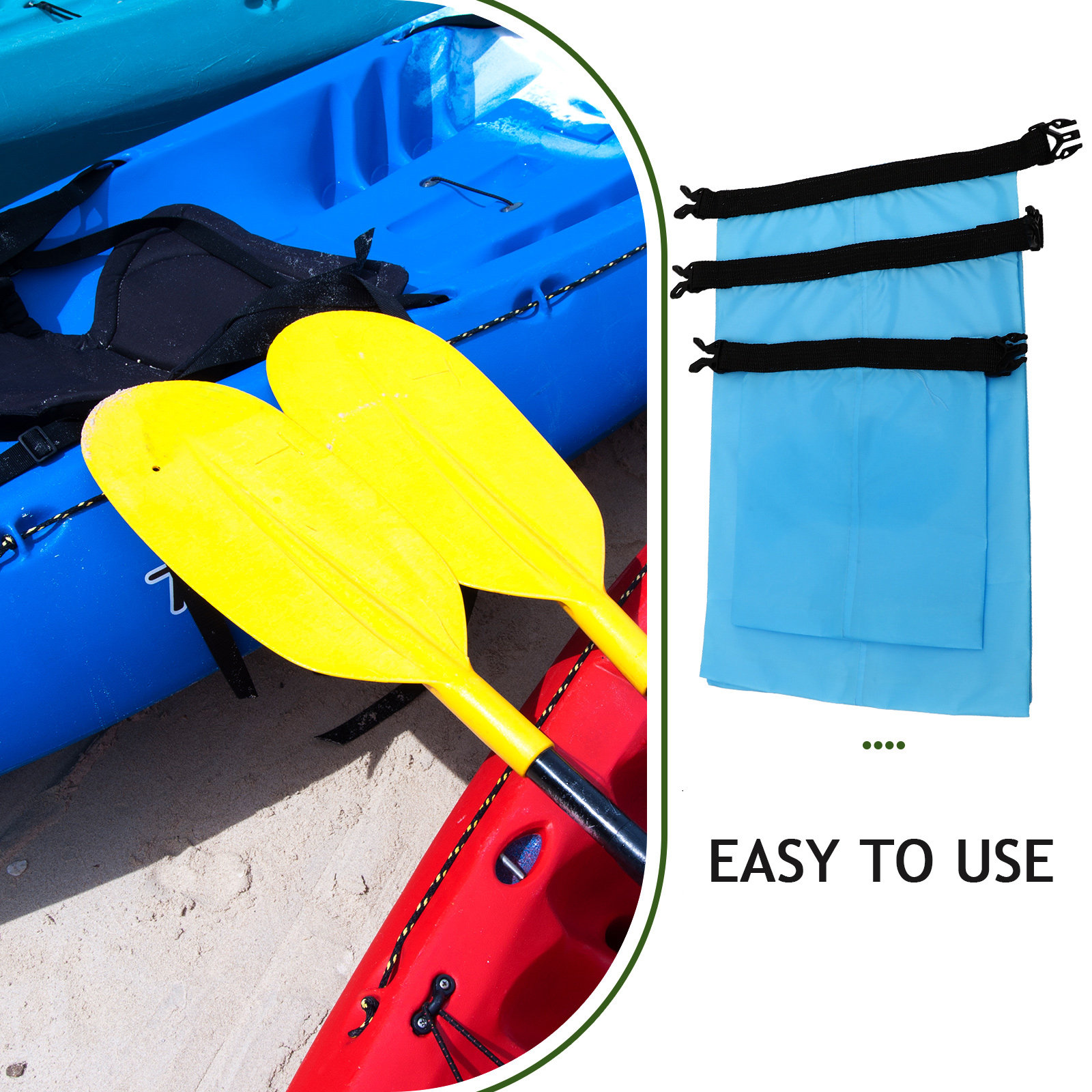 3-teiliges wasserdichtes Trock – Fishing Kayak Storage Bag Bewertung und Preis