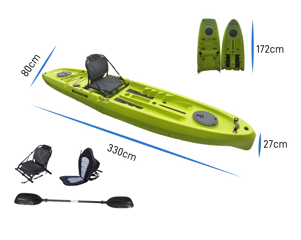 2025 NEUES Modulares Kajak 11f – Fishing Kayak Sit In Bewertung und Preis