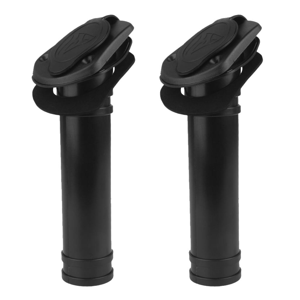 Schwarze Nylon-Bootsrutenhalte – Fishing Kayak Rod Holder Bewertung und Preis
