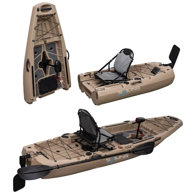 9,5 Fuß 1-Personen Faltbares P – Fishing Kayak Pedal Drive Bewertung und Preis